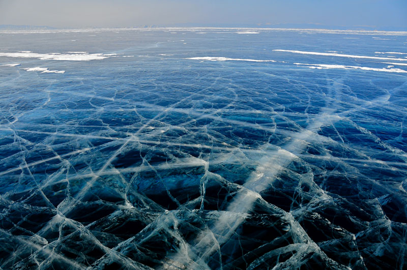 frozen lake baikal, Siberia, Russia
